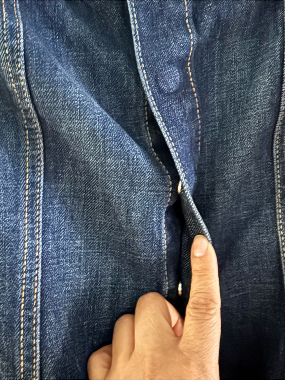Zara Dark Blue Denim Jumpsuit - Picture 8 of 15